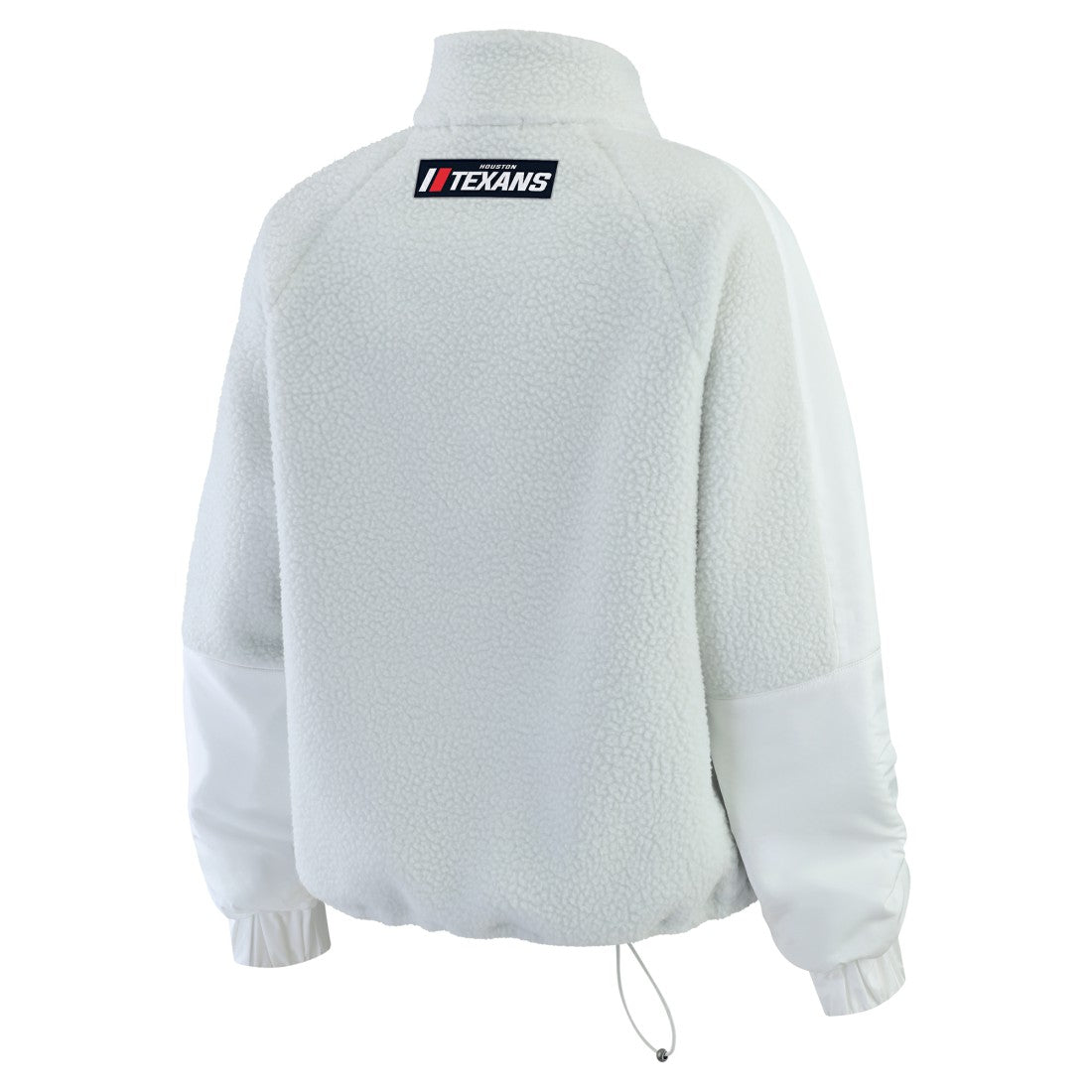 Houston Texans WEAR by Erin Andrews Women's Polar Fleece Half-Zip Jacket White