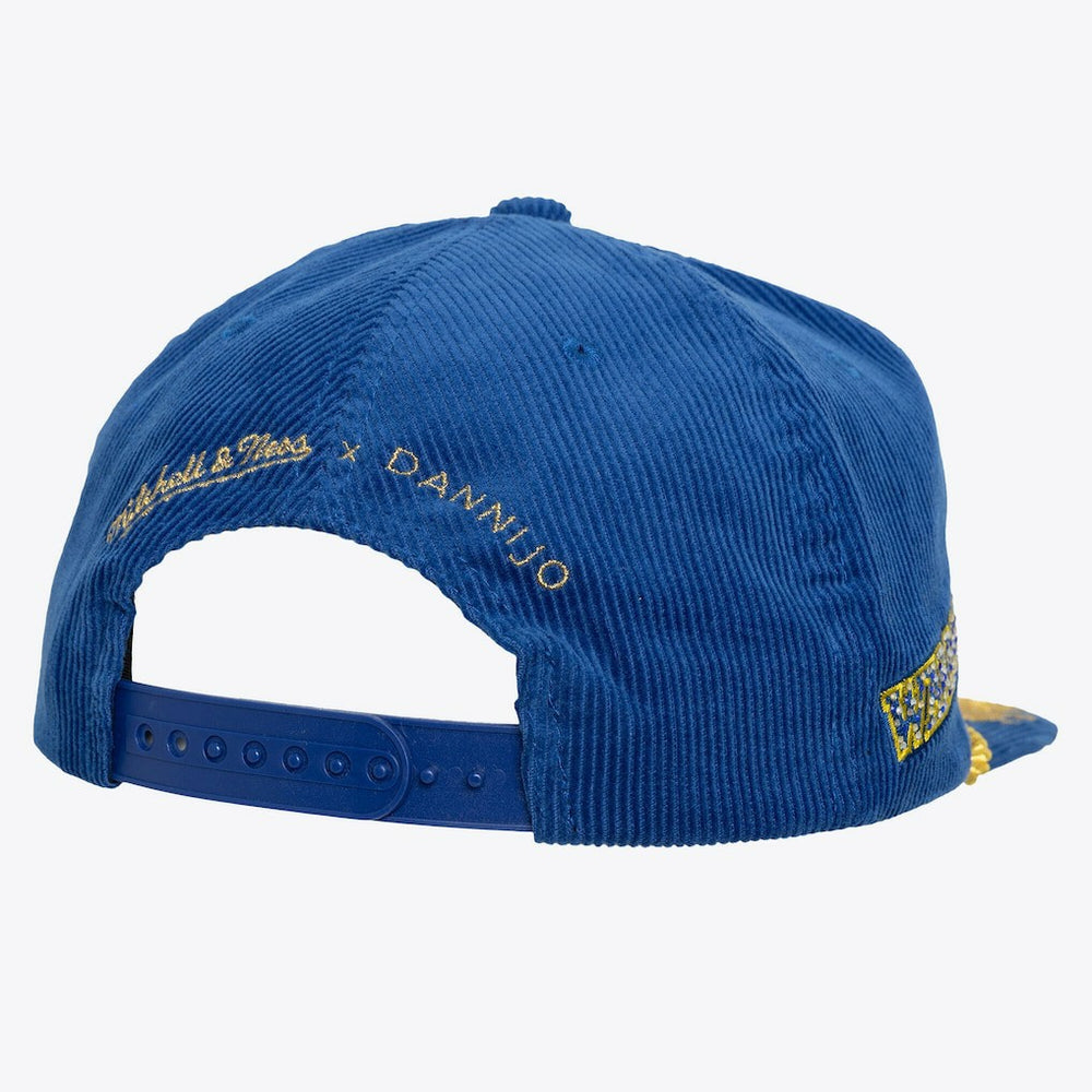 Golden State Warriors x DANNIJO Women's Deadstock Cord Snapback Hat Royal