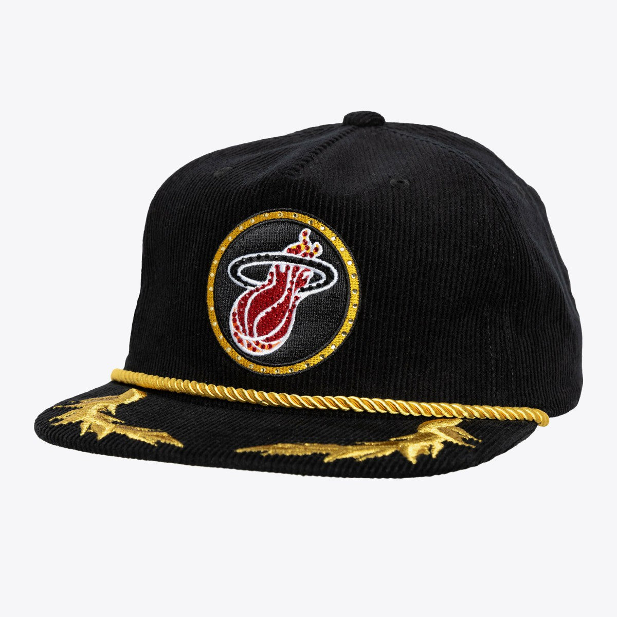 Miami Heat x DANNIJO Women's Deadstock Cord Snapback Hat Black