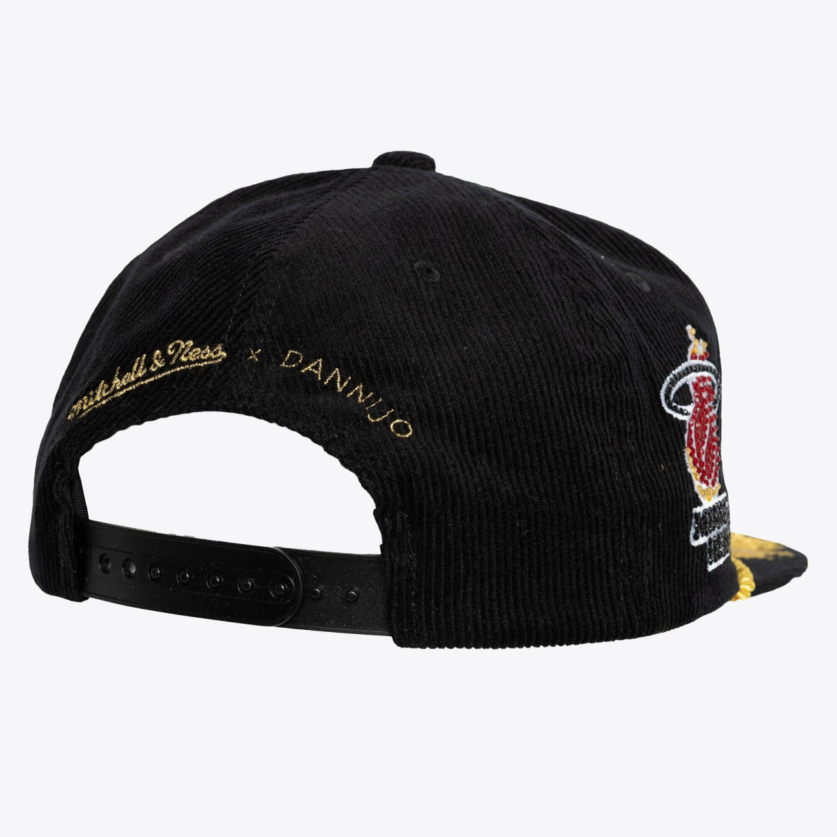 Miami Heat x DANNIJO Women's Deadstock Cord Snapback Hat Black