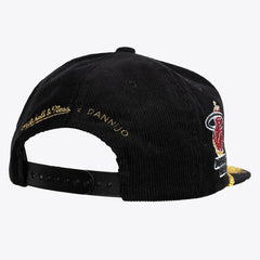 Miami Heat x DANNIJO Women's Deadstock Cord Snapback Hat Black