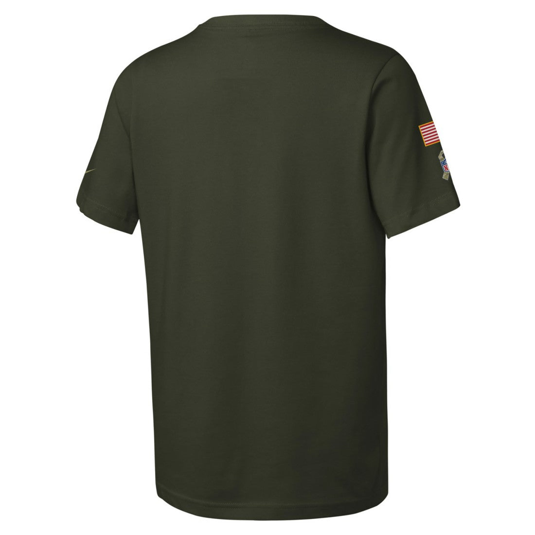 Houston Texans Youth 2025 Salute to Service Sideline Dri-FIT T-Shirt Olive