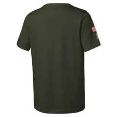 Houston Texans Youth 2025 Salute to Service Sideline Dri-FIT T-Shirt Olive