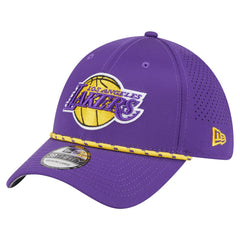 Los Angeles Lakers Featherweight Poly Rope Flex 39Thirty Hat Purple