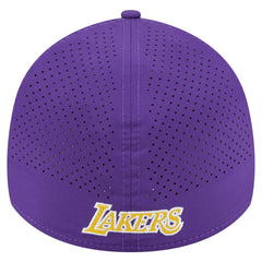 Los Angeles Lakers Featherweight Poly Rope Flex 39Thirty Hat Purple