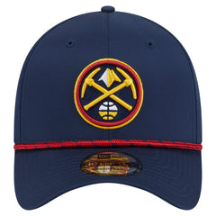 Denver Nuggets Featherweight Poly Rope Flex 39Thirty Hat Navy