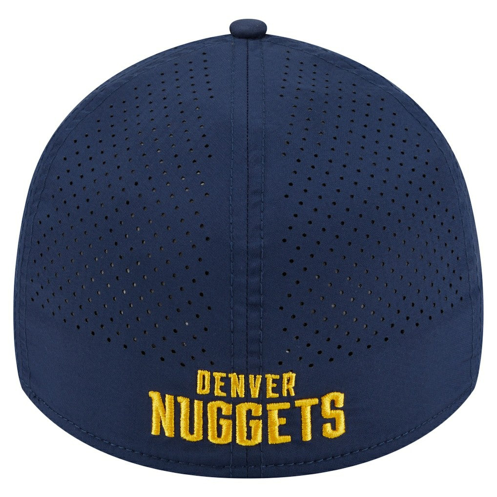 Denver Nuggets Featherweight Poly Rope Flex 39Thirty Hat Navy