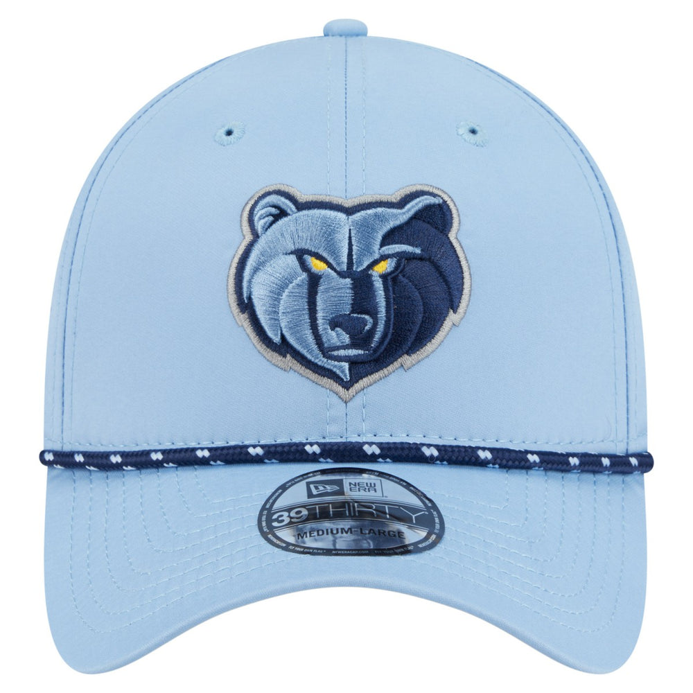 Memphis Grizzlies Featherweight Poly Rope Flex 39Thirty Hat Light Blue
