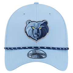 Memphis Grizzlies Featherweight Poly Rope Flex 39Thirty Hat Light Blue