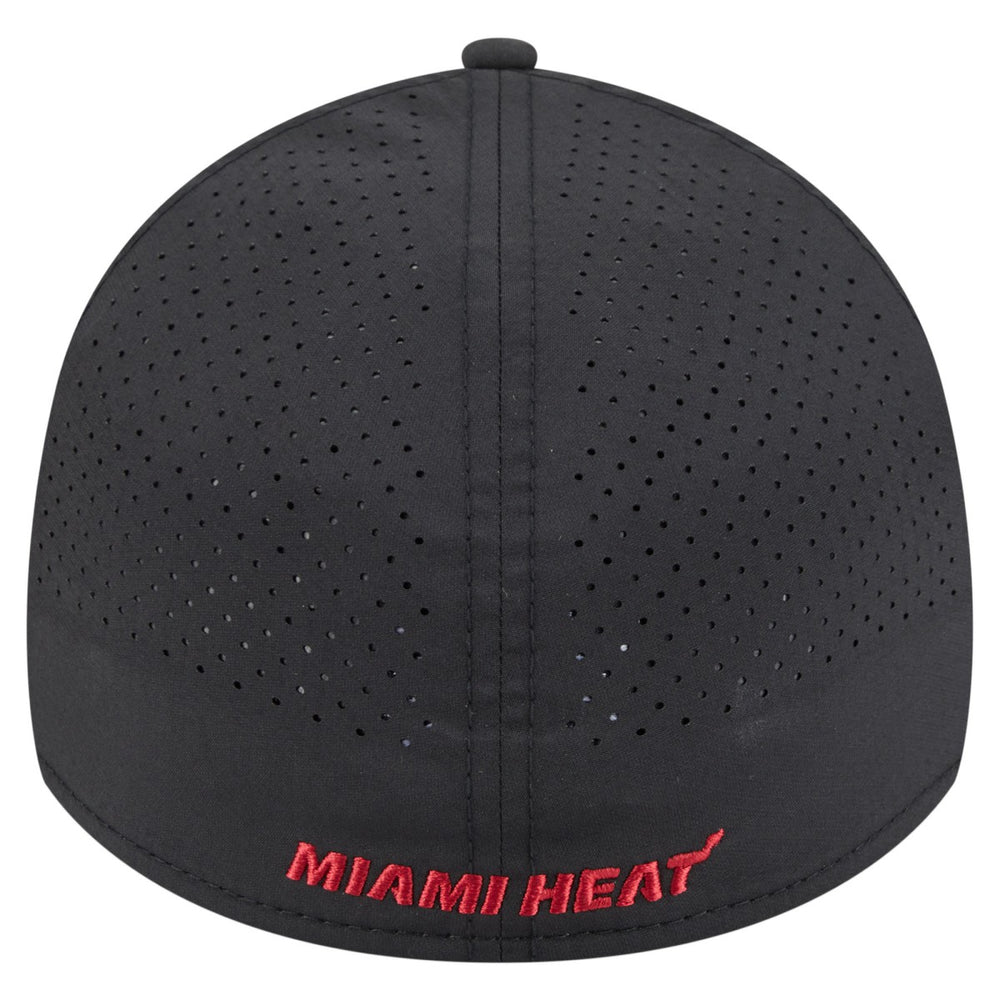 Miami Heat Featherweight Poly Rope Flex 39Thirty Hat Black
