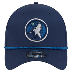 Minnesota Timberwolves Featherweight Poly Rope Flex 39Thirty Hat Navy