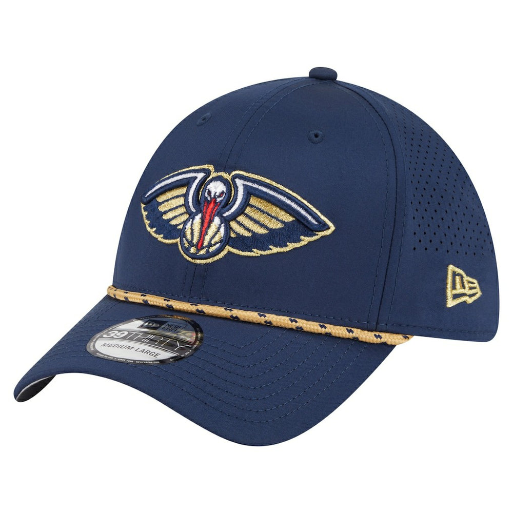 New Orleans Pelicans Featherweight Poly Rope Flex 39Thirty Hat Navy
