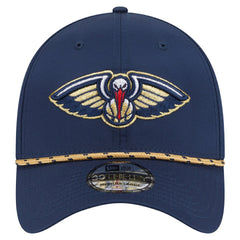 New Orleans Pelicans Featherweight Poly Rope Flex 39Thirty Hat Navy