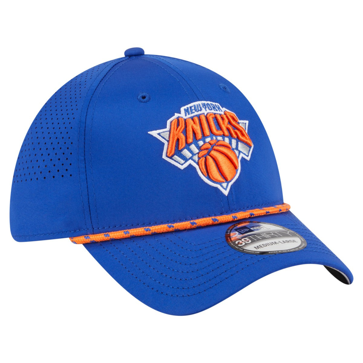 New York Knicks Featherweight Poly Rope Flex 39Thirty Hat Blue