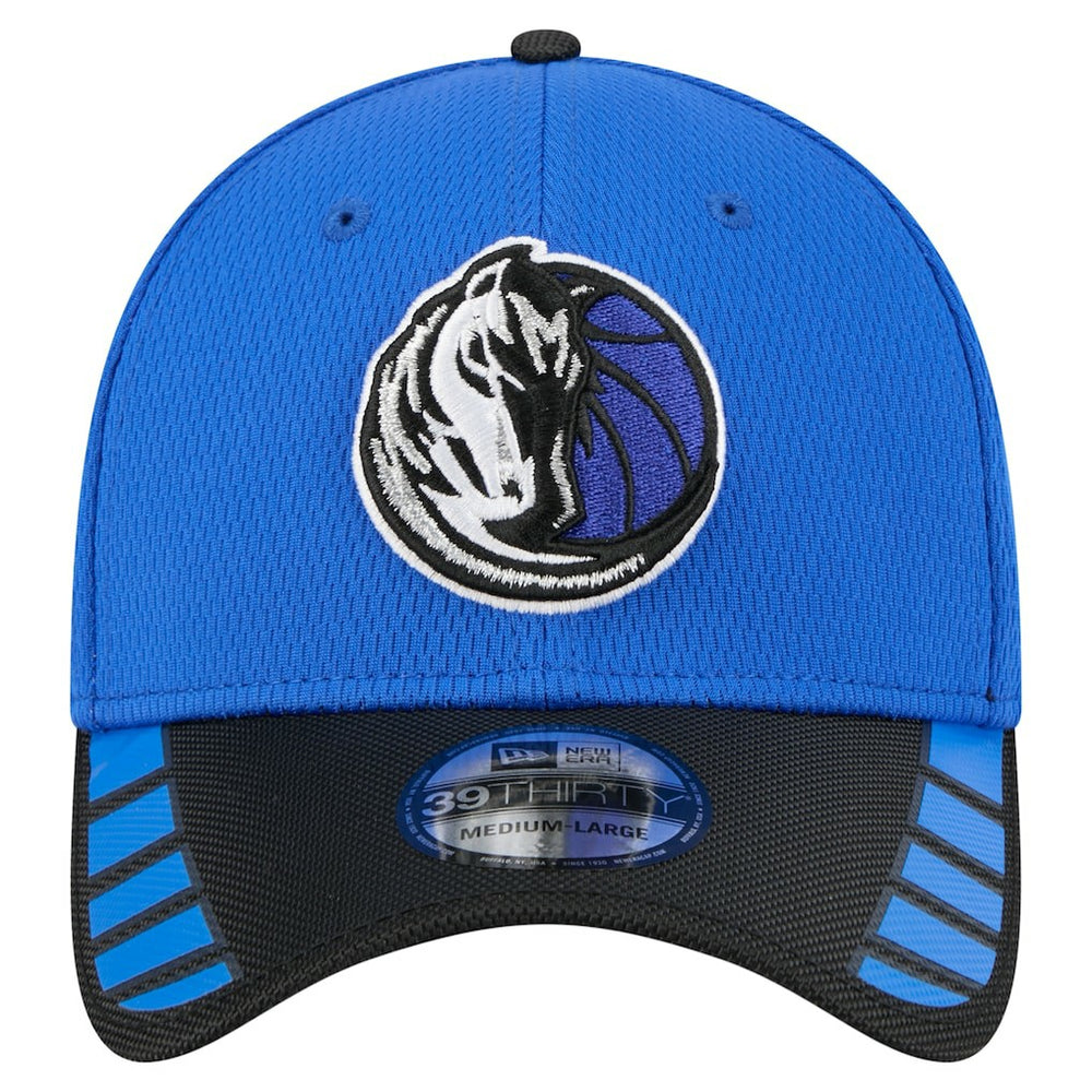 Dallas Mavericks Visor Hit 39THIRTY Flex Hat Blue