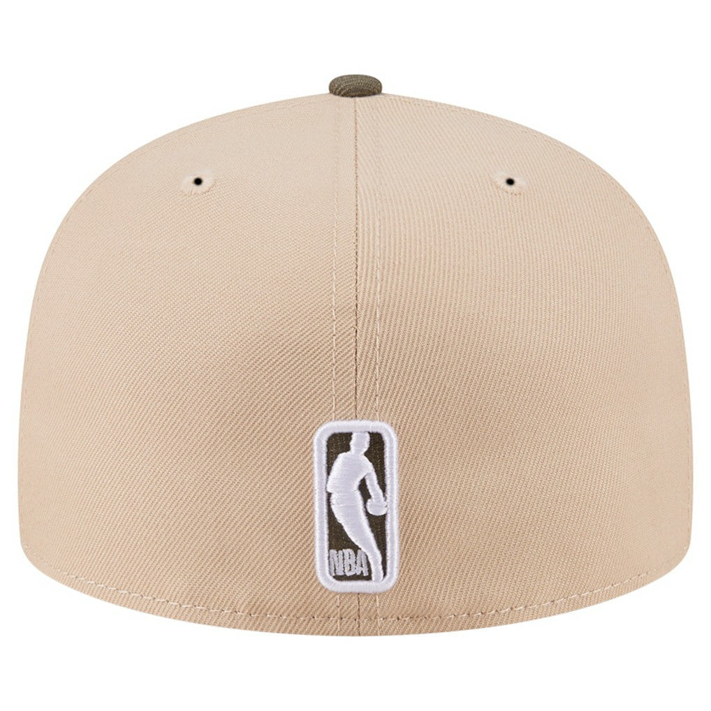 Boston Celtics Color Pack Two-Tone 59FIFTY A-Frame Fitted Hat Tan
