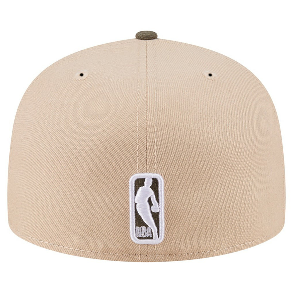 Boston Celtics Color Pack Two-Tone 59FIFTY A-Frame Fitted Hat Tan