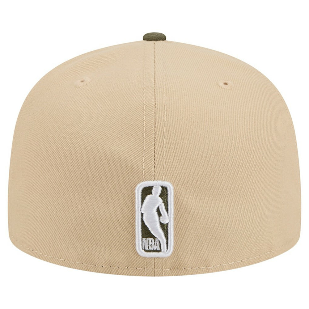 Philadelphia 76ers Color Pack Two-Tone 59FIFTY A-Frame Fitted Hat Tan
