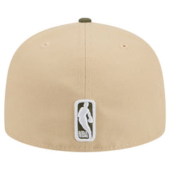 Philadelphia 76ers Color Pack Two-Tone 59FIFTY A-Frame Fitted Hat Tan