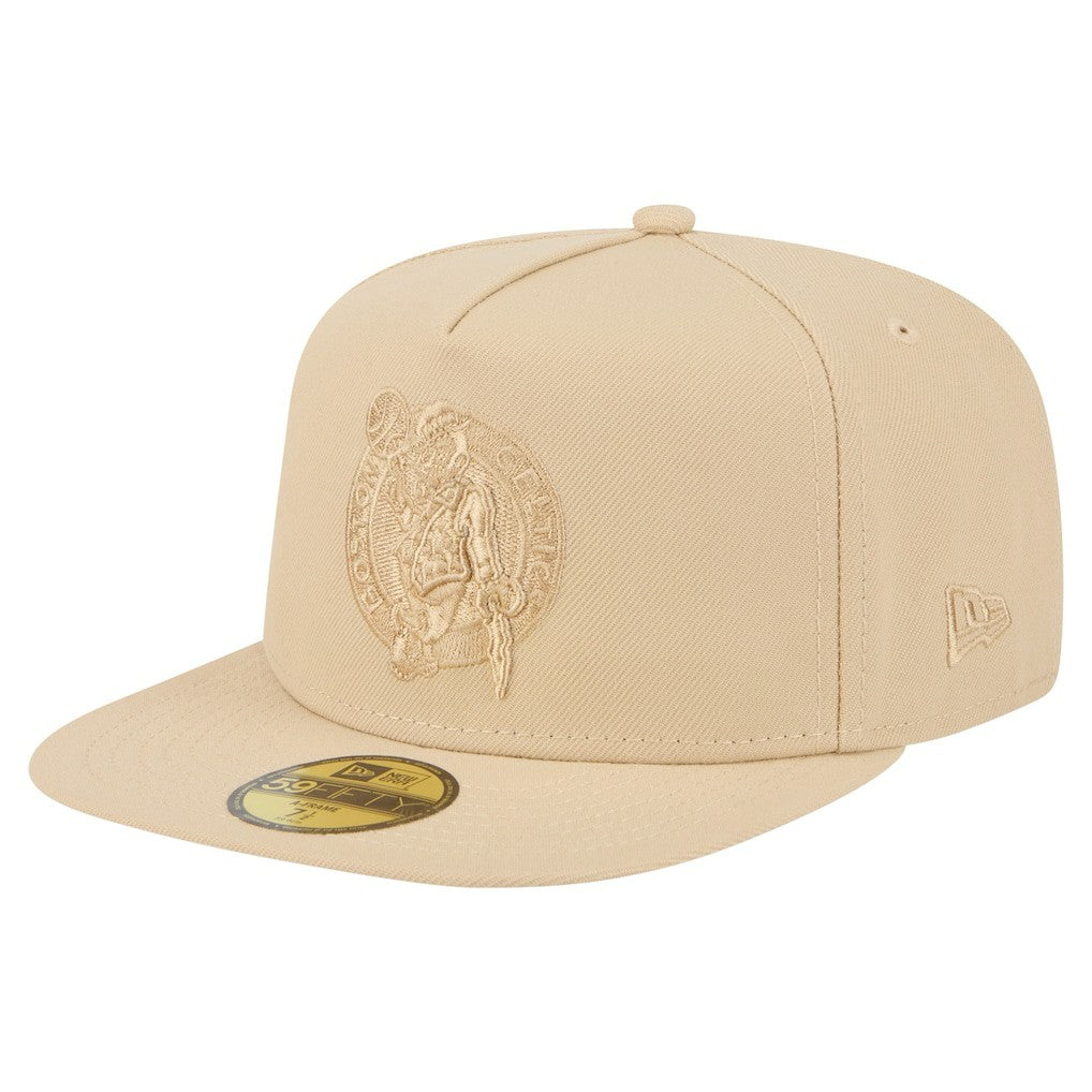 Boston Celtics Color Pack A-Frame 59FIFTY Fitted Hat Khaki