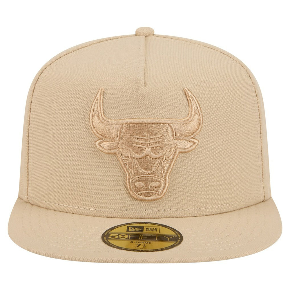 Chicago Bulls Color Pack A-Frame 59FIFTY Fitted Hat Khaki
