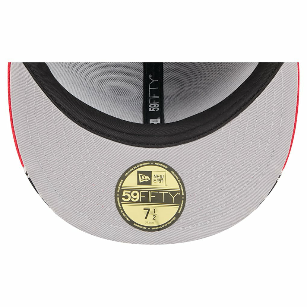 Chicago Bulls Break 59FIFTY Fitted Hat Black/Red