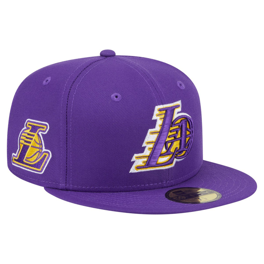 Los Angeles Lakers Deceptor 59FIFTY Fitted Hat Purple