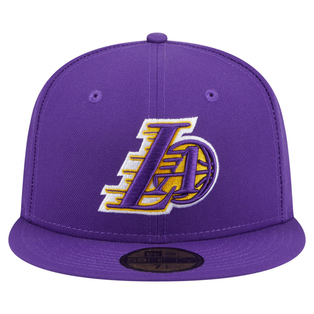 Los Angeles Lakers Deceptor 59FIFTY Fitted Hat Purple