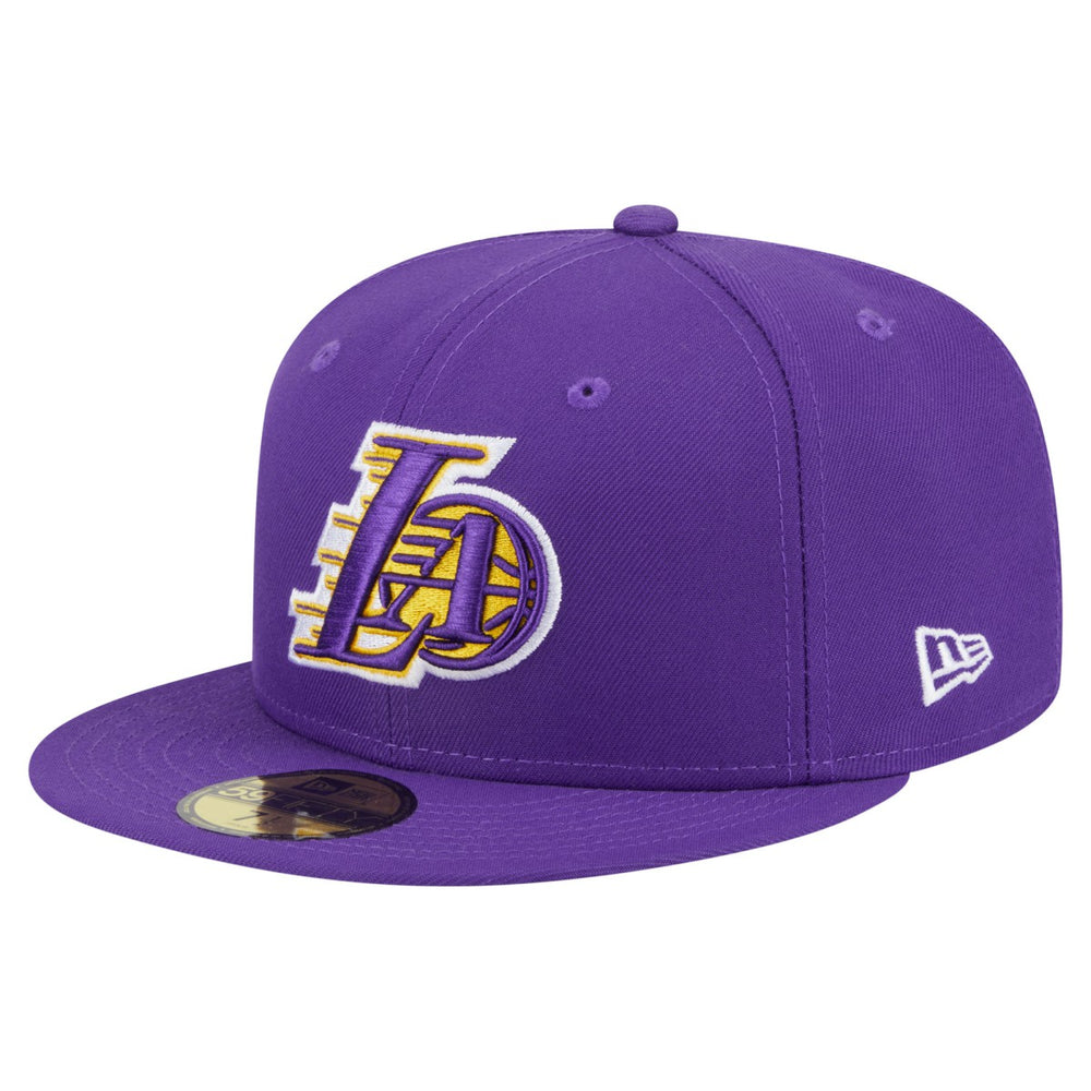 Los Angeles Lakers Deceptor 59FIFTY Fitted Hat Purple