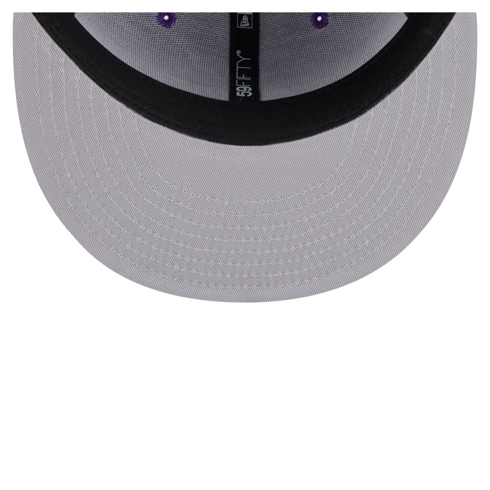 Los Angeles Lakers Deceptor 59FIFTY Fitted Hat Purple