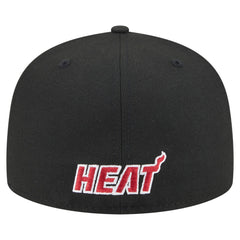 Miami Heat Deceptor 59FIFTY Fitted Hat Black