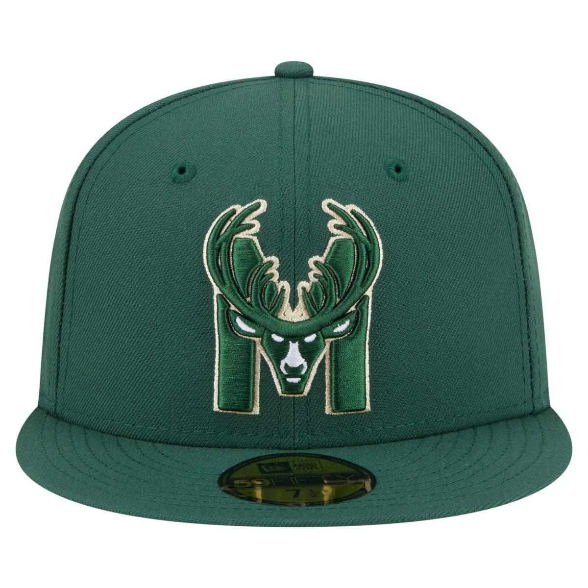 Milwaukee Bucks Deceptor 59FIFTY Fitted Hat Hunter Green