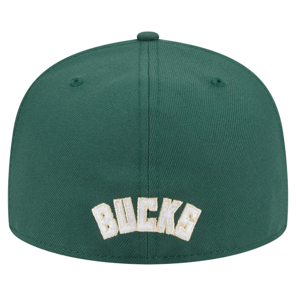 Milwaukee Bucks Deceptor 59FIFTY Fitted Hat Hunter Green