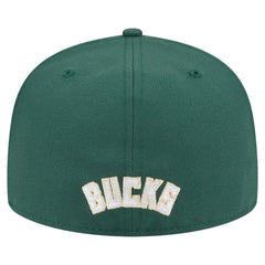 Milwaukee Bucks Deceptor 59FIFTY Fitted Hat Hunter Green