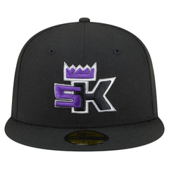 Sacramento Kings Deceptor 59FIFTY Fitted Hat Black