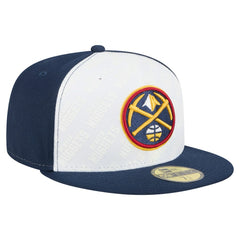 Denver Nuggets Repeat 59Fifty Fitted Hat White/Navy