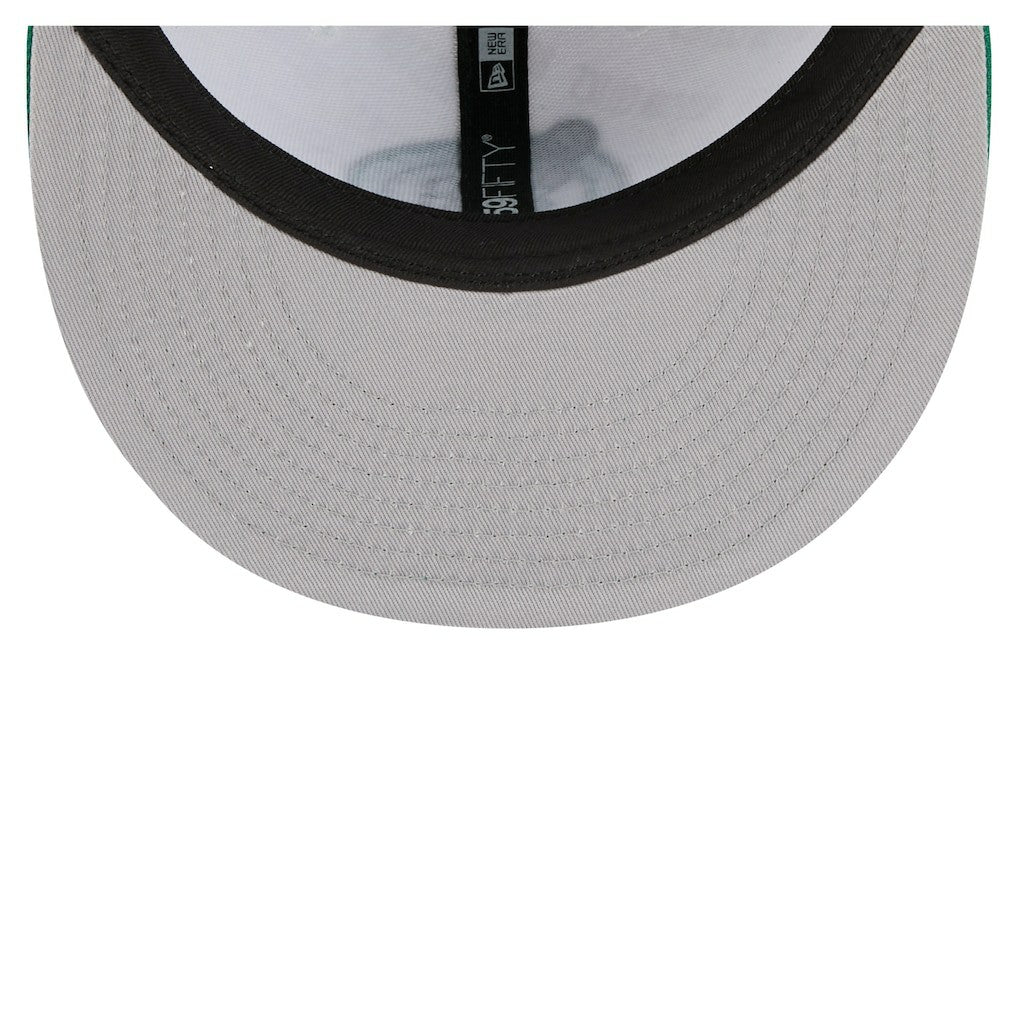Boston Celtics Repeat 59Fifty Fitted Hat White/Kelly Green