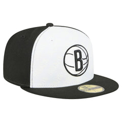 Brooklyn Nets Repeat 59Fifty Fitted Hat White/Black