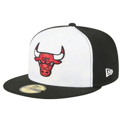 Chicago Bulls Repeat 59Fifty Fitted Hat White/Black