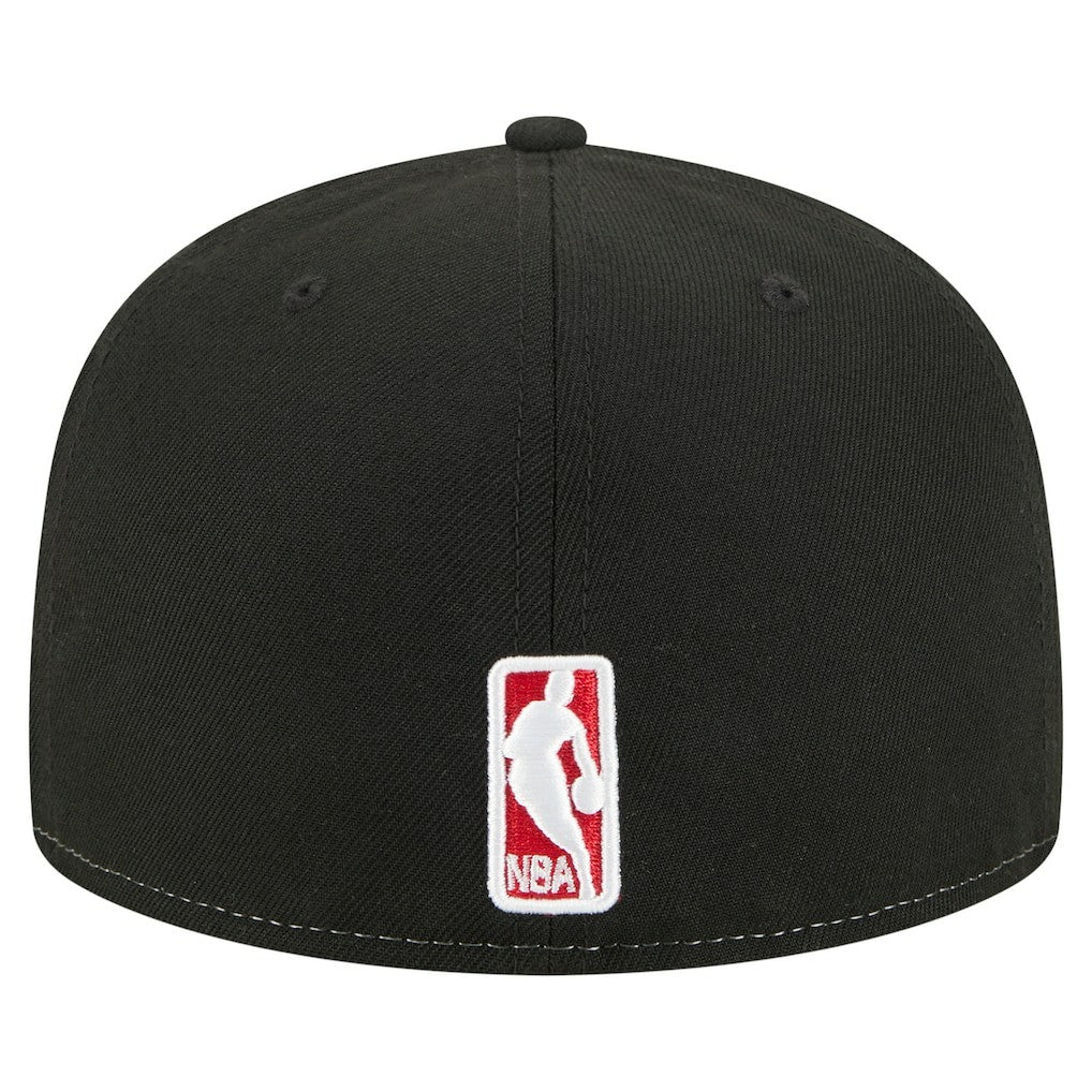 Chicago Bulls Repeat 59Fifty Fitted Hat White/Black