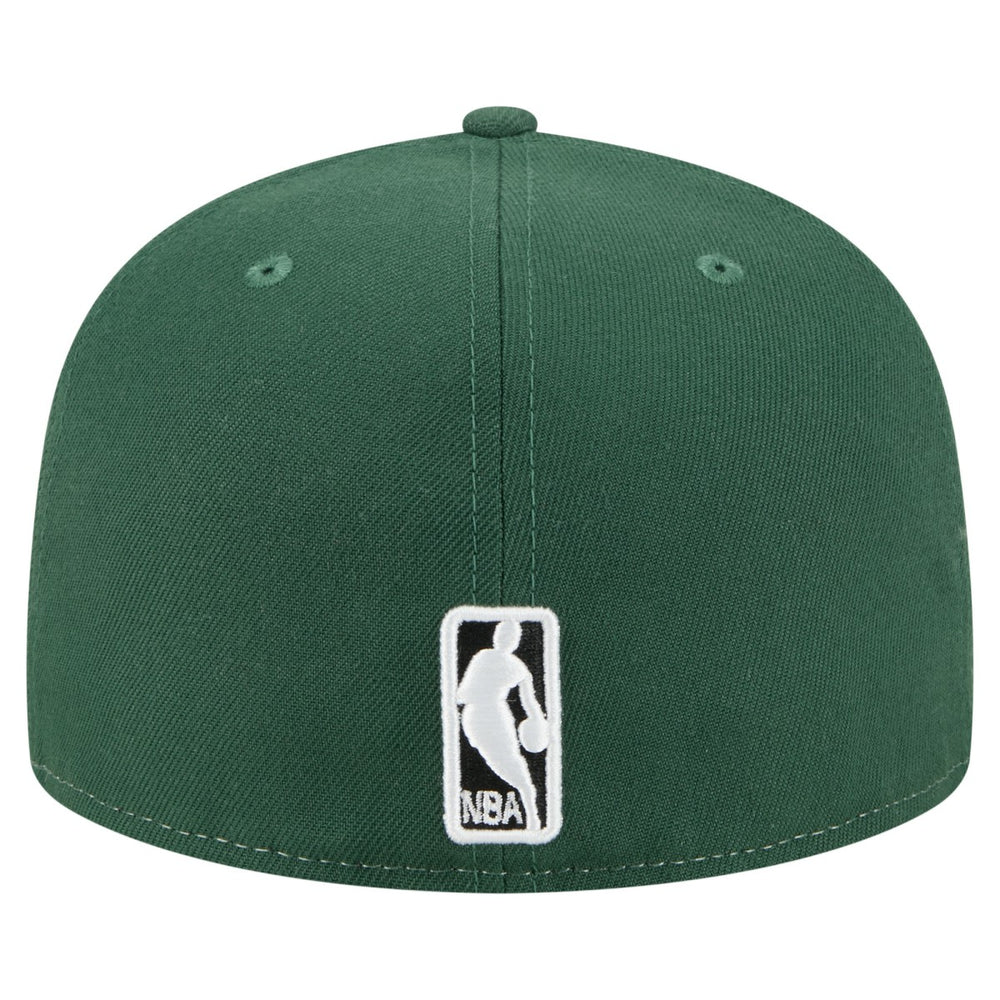Milwaukee Bucks Repeat 59Fifty Fitted Hat White/Hunter Green