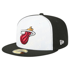 Miami Heat Repeat 59Fifty Fitted Hat White/Black