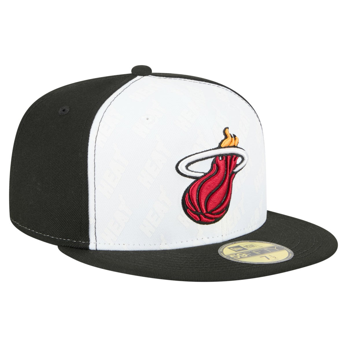 Miami Heat Repeat 59Fifty Fitted Hat White/Black