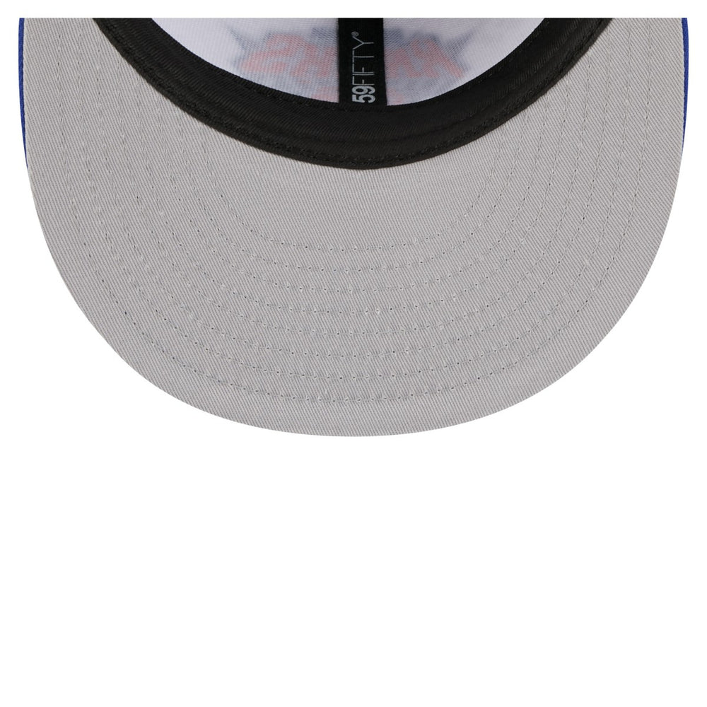 New York Knicks Repeat 59Fifty Fitted Hat White/Blue