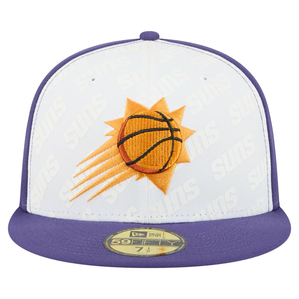 Phoenix Suns Repeat 59Fifty Fitted Hat White/Purple