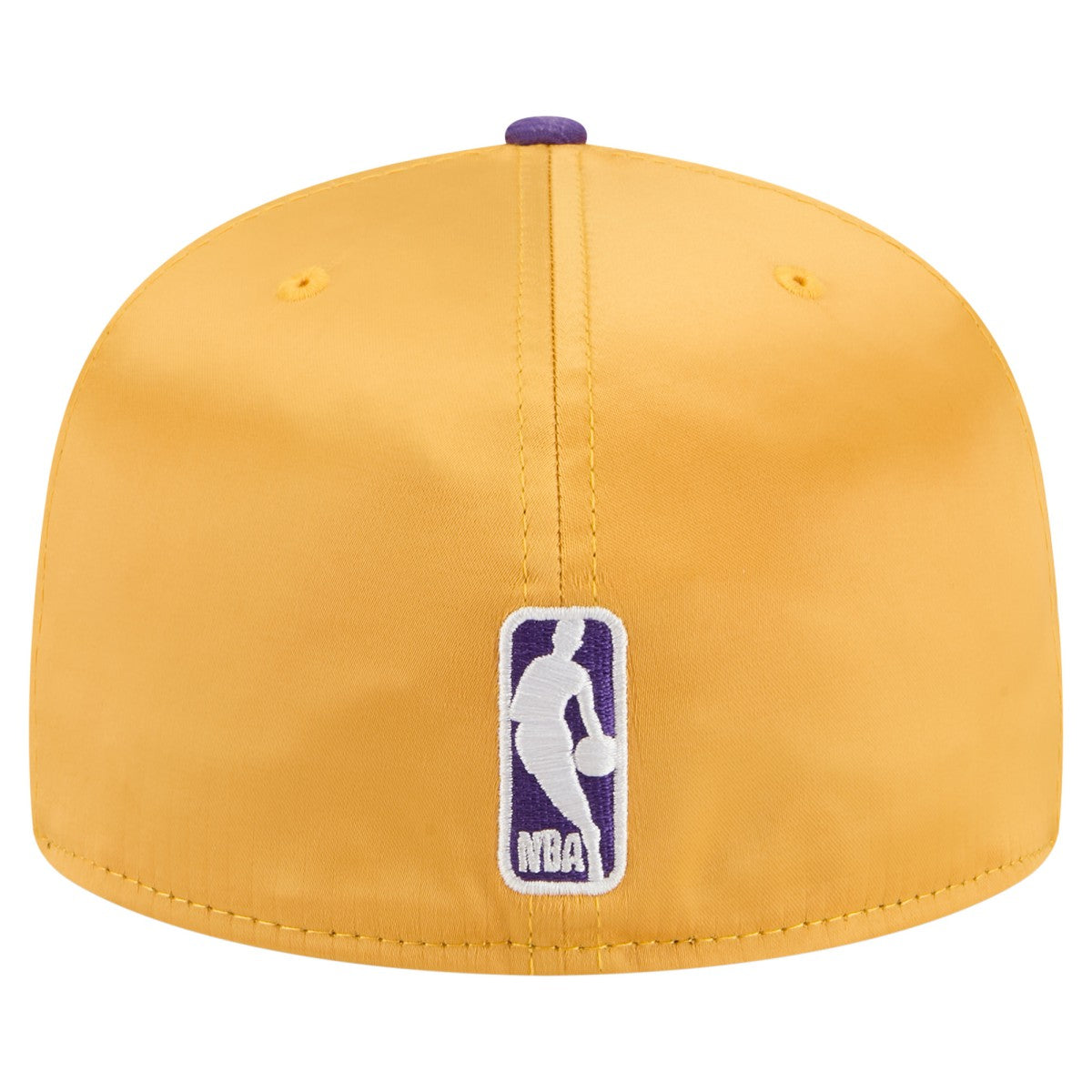 Los Angeles Lakers Satin Two-Tone 59FIFTY Fitted Hat Gold/Purple