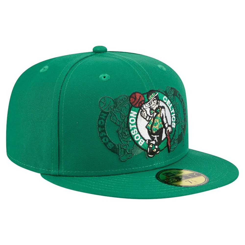 Boston Celtics Tri-Hit 59Fifty Fitted Hat Kelly Green
