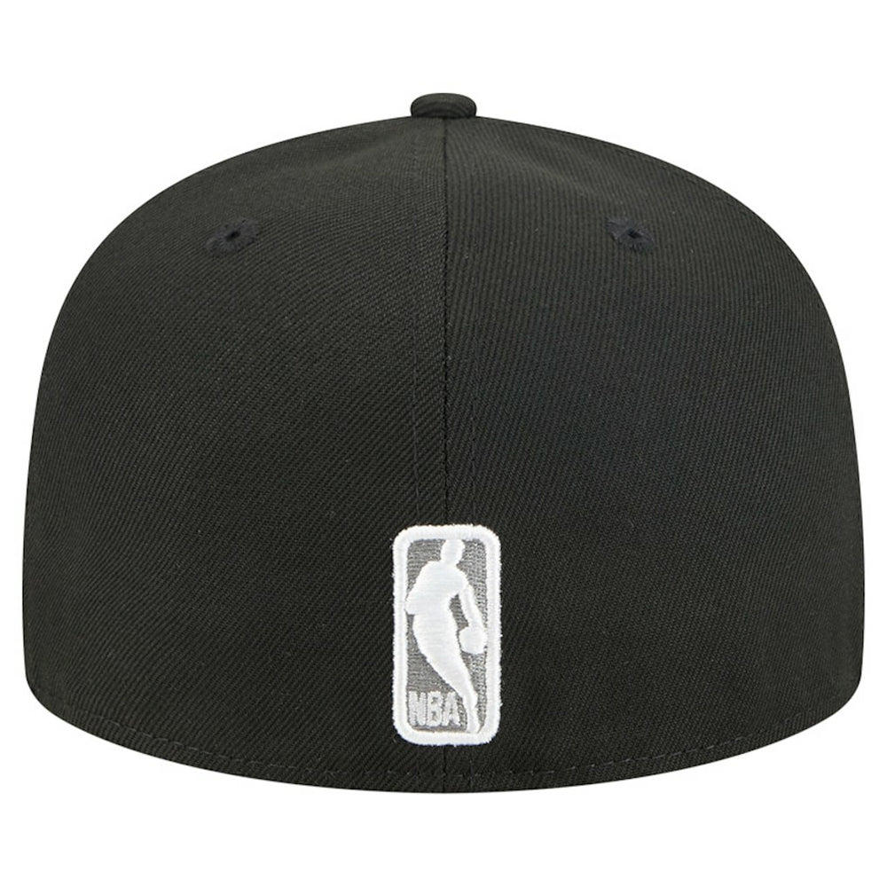 Brooklyn Nets Tri-Hit 59Fifty Fitted Hat Black