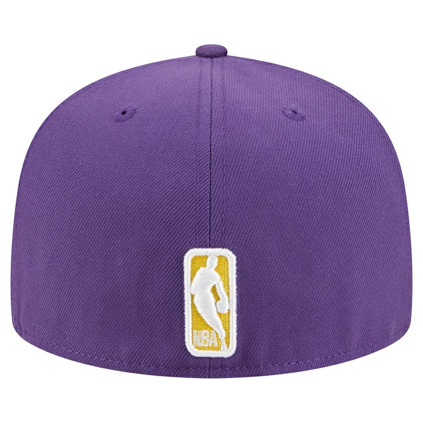 Los Angeles Lakers Tri-Hit 59Fifty Fitted Hat Purple
