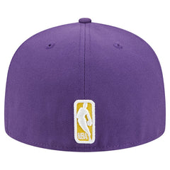 Los Angeles Lakers Tri-Hit 59Fifty Fitted Hat Purple